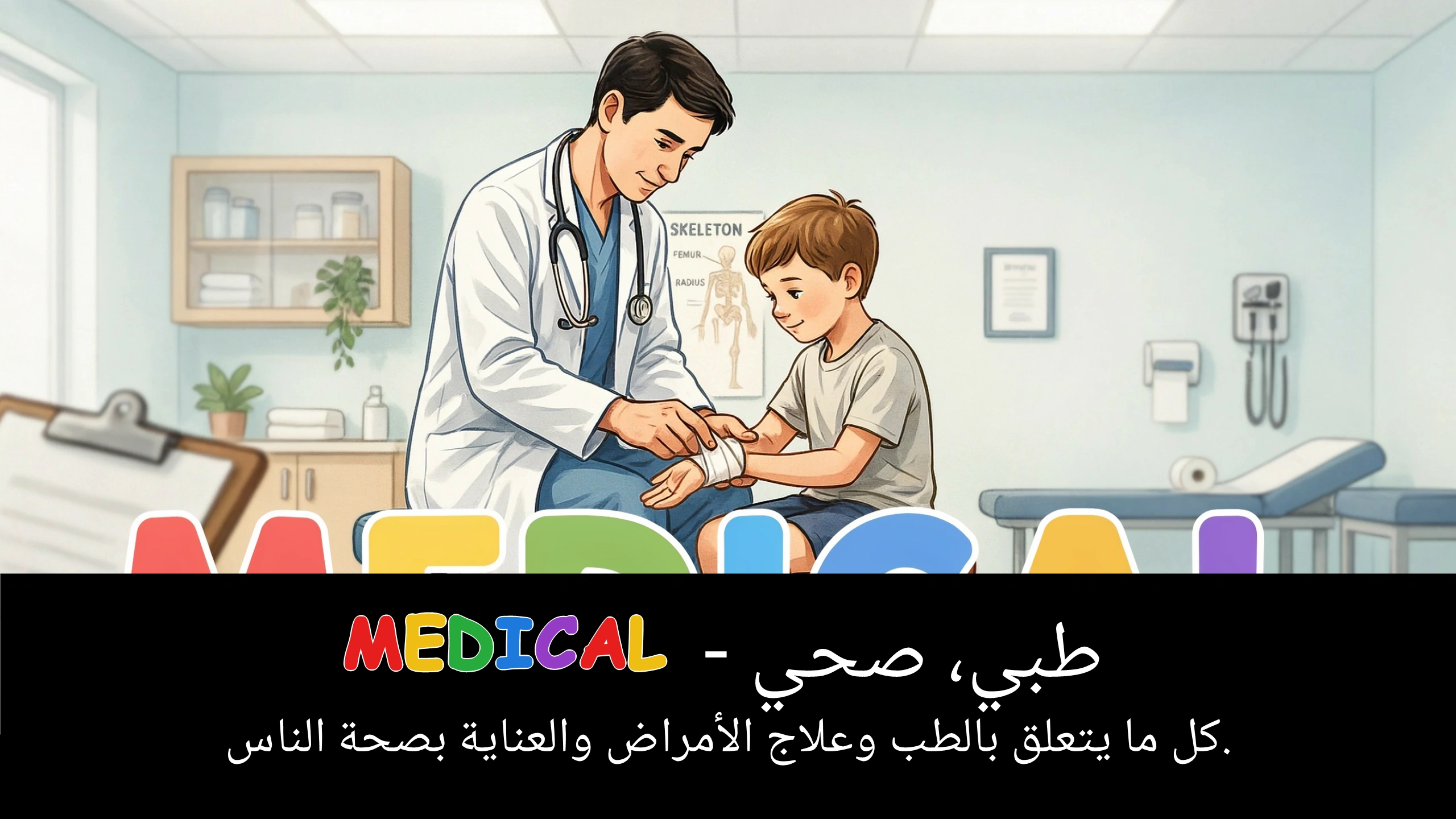 Arabic Illustration for medical
